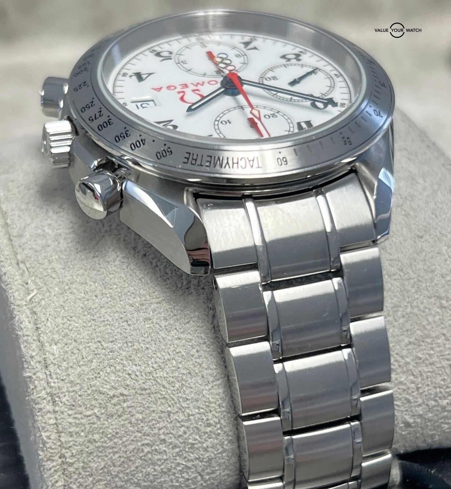 Omega Speedmaster Date Olympic Games 323.10.40.40.04.00 BOXES/PAPERS! - Image 9