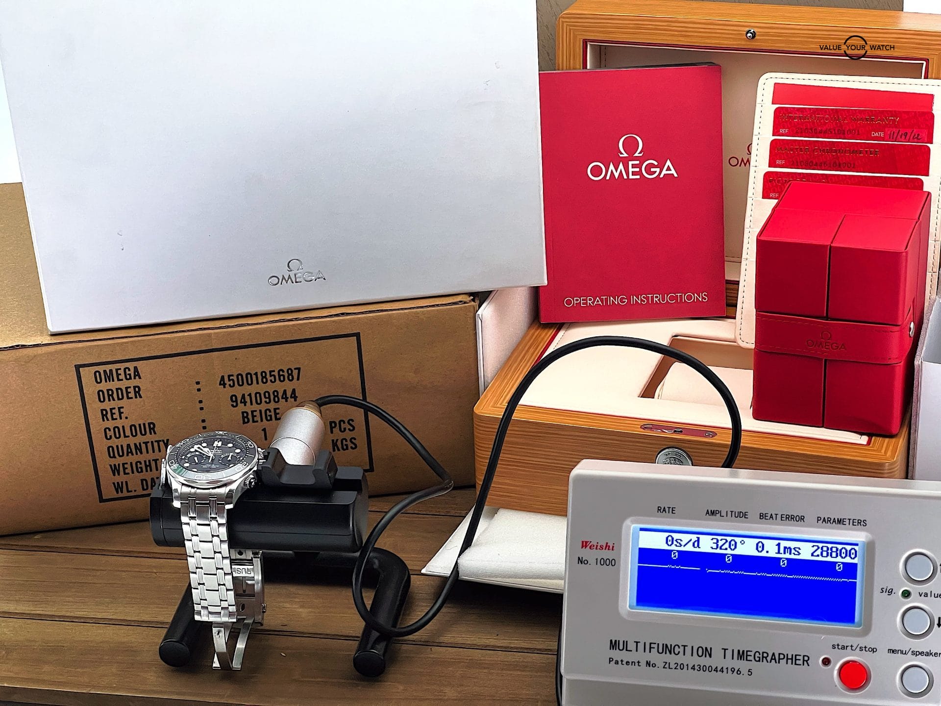 Omega Seamaster Professional 300 Chronograph 44mm / 210.30.44.51.01.001 / 2022 B&P - Image 13