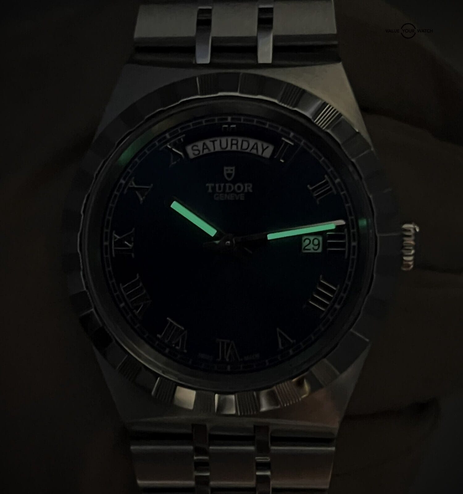 Tudor Royal 41mm Blue Dial Stainless Steel M28600 BOXES/PAPERS! - Image 2