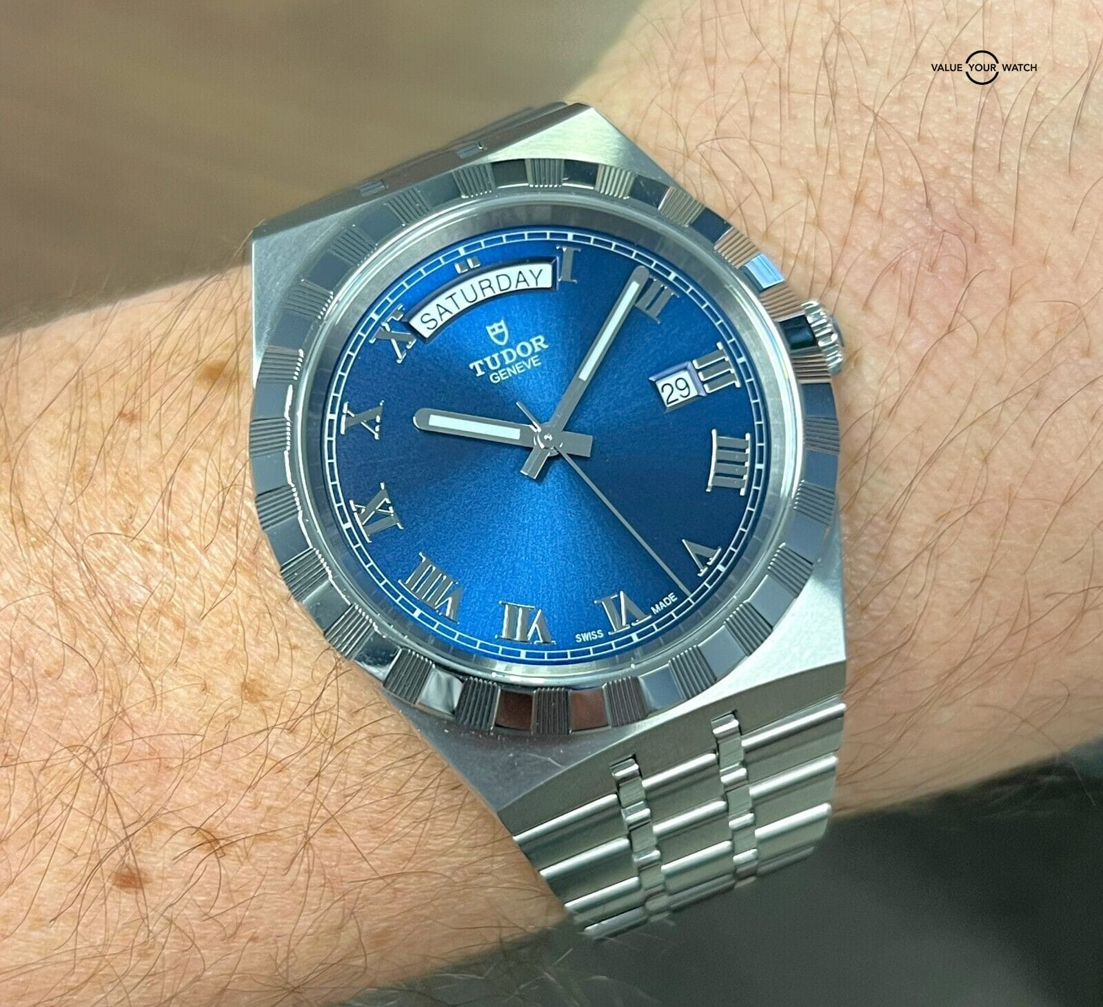 Tudor Royal 41mm Blue Dial Stainless Steel M28600 BOXES/PAPERS! - Image 10