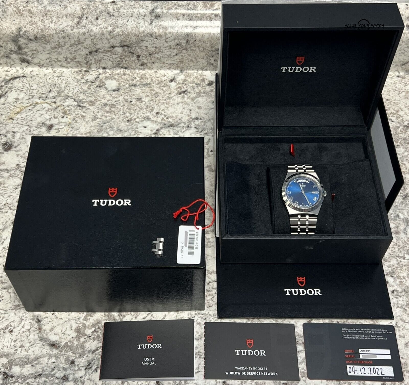 Tudor Royal 41mm Blue Dial Stainless Steel M28600 BOXES/PAPERS! - Image 14