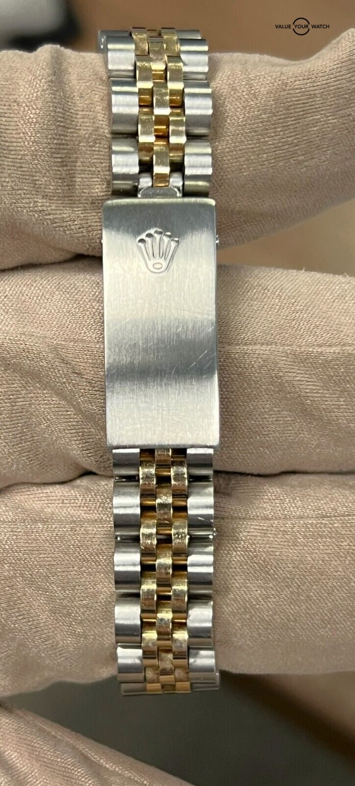 Rolex Ladies Oyster Perpetual 6916 DIAMONDS Two Tone Yellow Gold & SS! - Image 2
