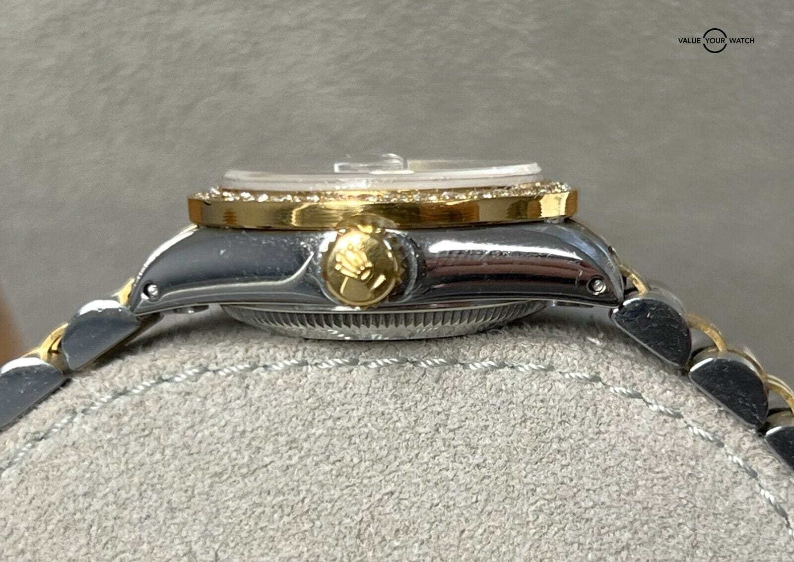 Rolex Ladies Oyster Perpetual 6916 DIAMONDS Two Tone Yellow Gold & SS! - Image 12