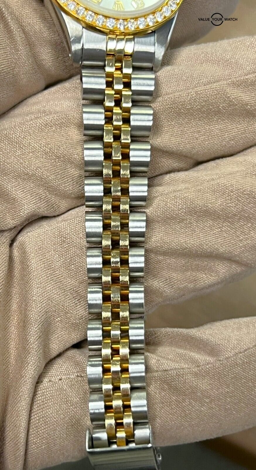 Rolex Ladies Oyster Perpetual 6916 DIAMONDS Two Tone Yellow Gold & SS! - Image 13