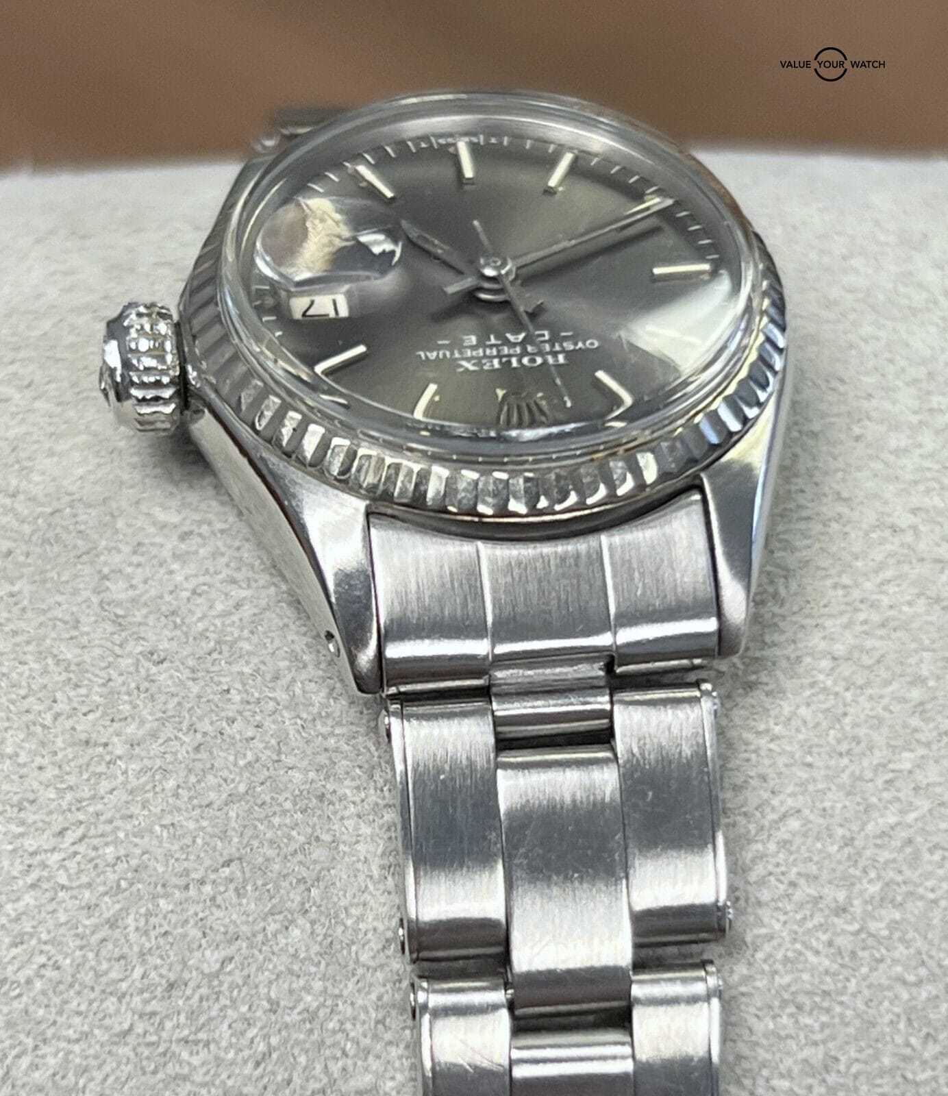 Rolex Ladies Oyster Perpetual Date 6517 Stainless Steel Automatic! - Image 12