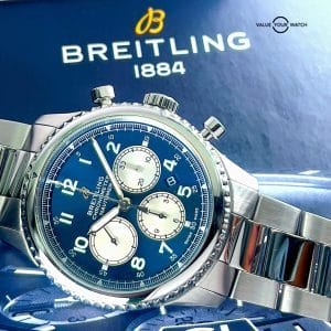 Breitling Navitimer 8 B01 Chronograph 43mm Blue / AB0117 / B&P