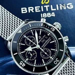 Breitling Superocean Heritage II Chronograph 44mm Black / A13313 / 2022 B&P