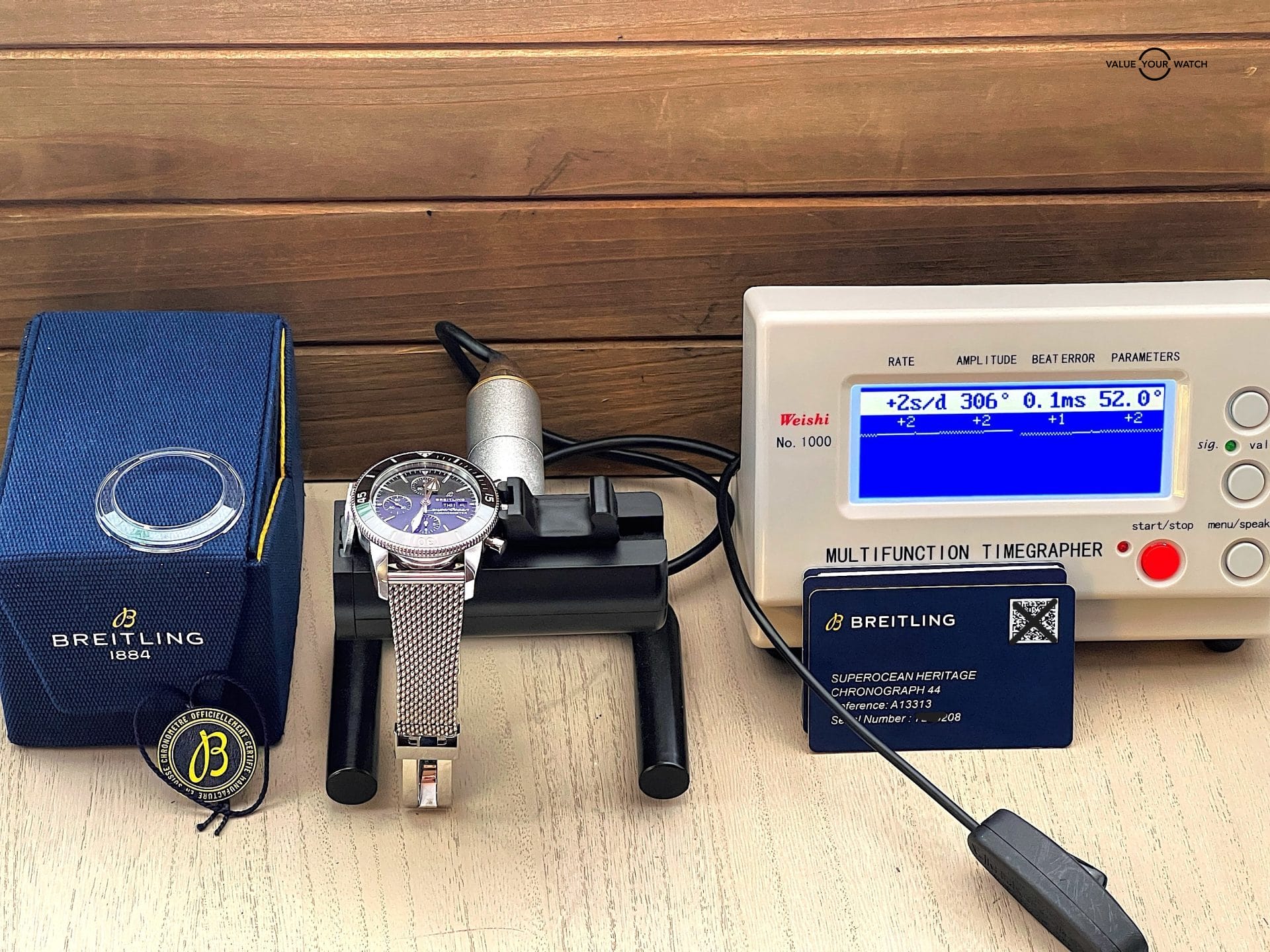 Breitling Superocean Heritage II Chronograph 44mm Black / A13313 / 2022 B&P - Image 11