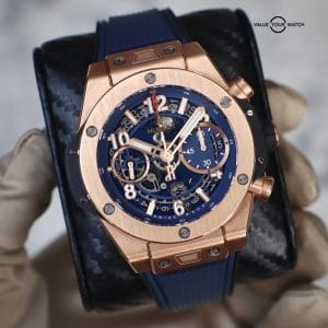Hublot Big Bang Unico King Gold Blue 42mm 441.OX.5189.RX - 2021, Complete