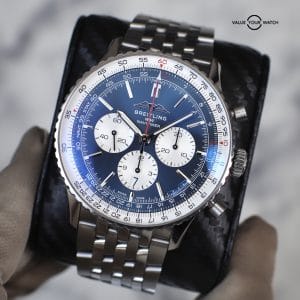 Breitling Navitimer B01 Chronograph 46mm Chronograph Blue Dial AB0137211C1A1 - 2022 Complete Set