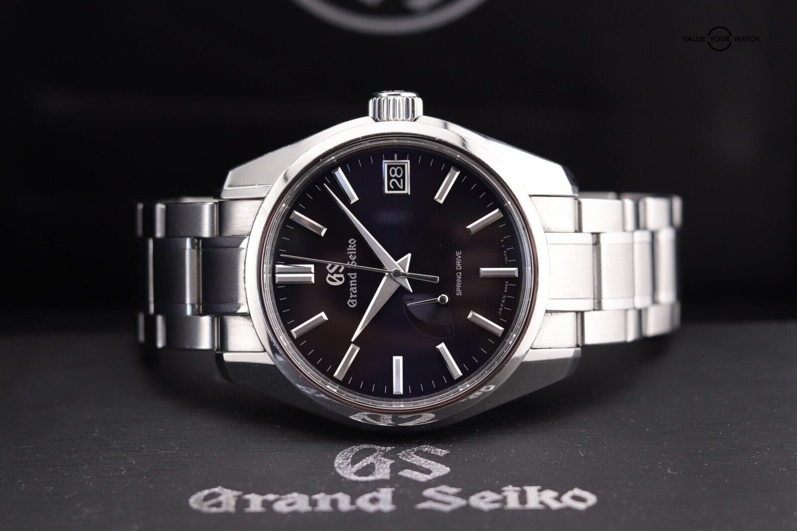 Grand Seiko Spring Drive Heritage 40mm Blue Watch SBGA375 2019 B&P - Image 2
