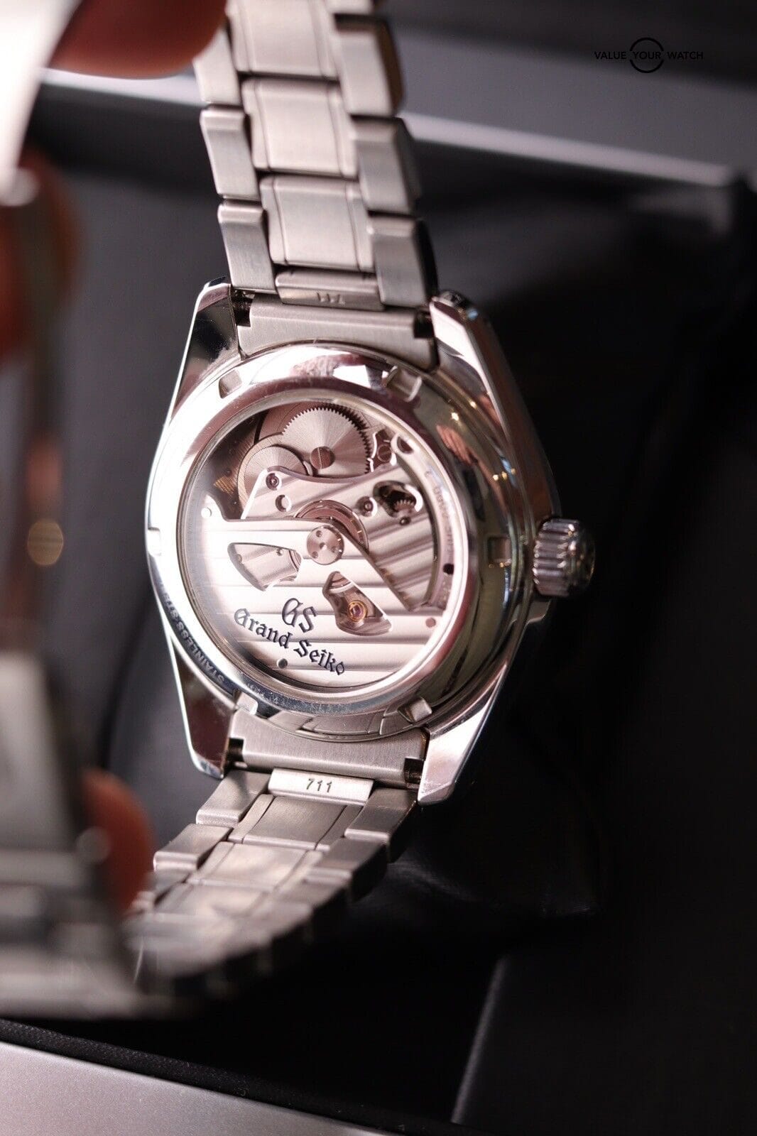 Grand Seiko Spring Drive Heritage 40mm Blue Watch SBGA375 2019 B&P - Image 5