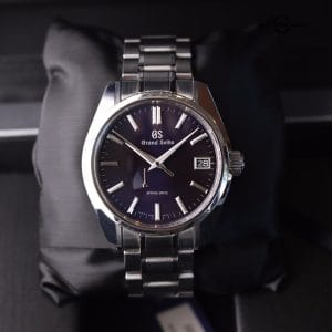 Grand Seiko Spring Drive Heritage 40mm Blue Watch SBGA375 2019 B&P