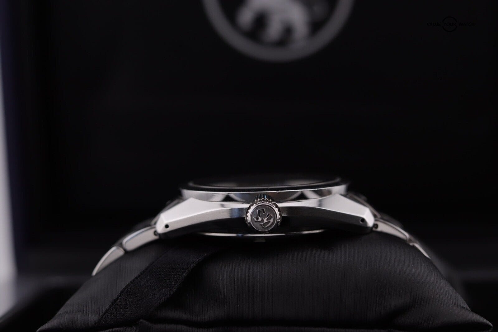 Grand Seiko Spring Drive Heritage 40mm Blue Watch SBGA375 2019 B&P - Image 11