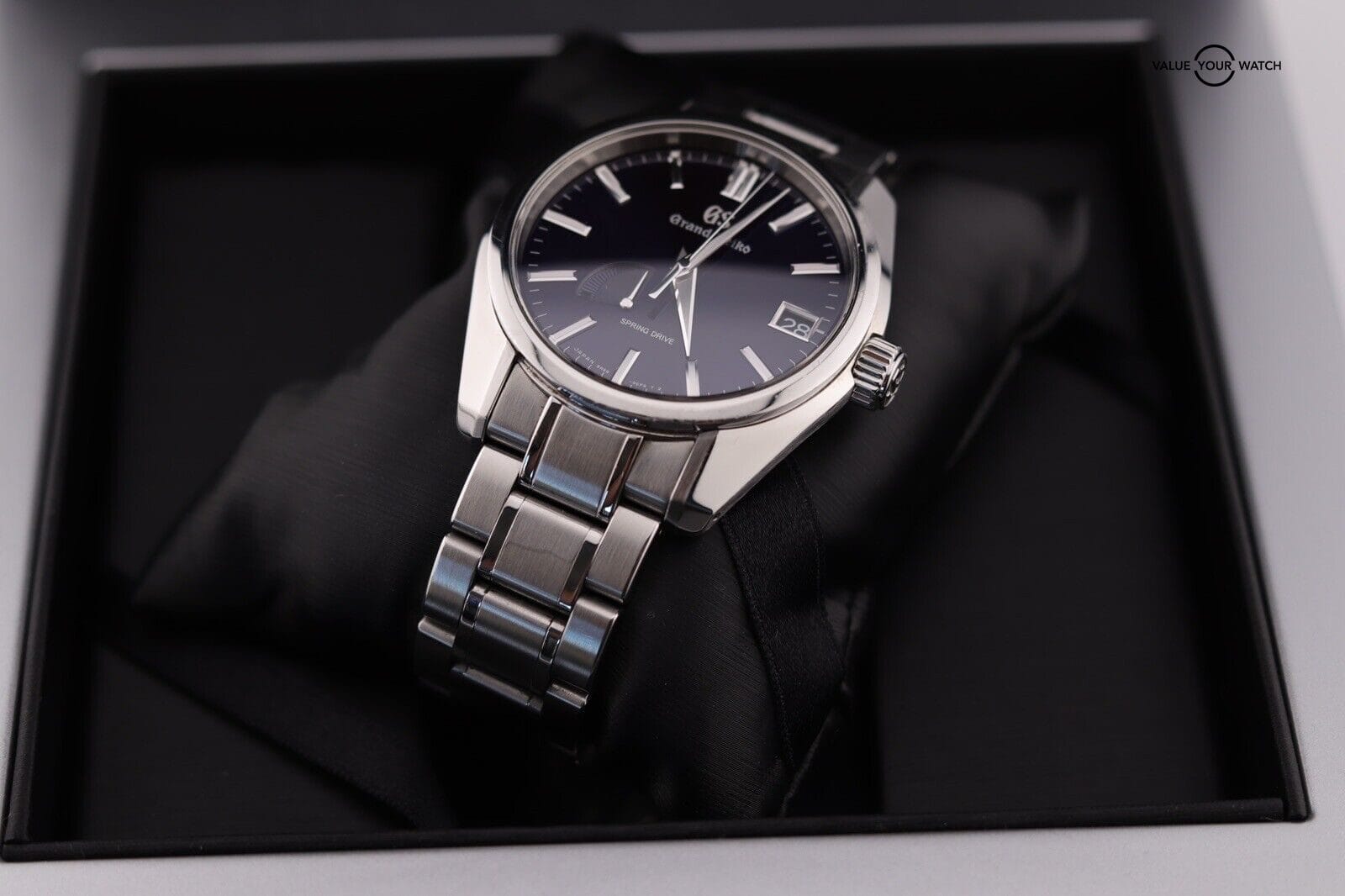 Grand Seiko Spring Drive Heritage 40mm Blue Watch SBGA375 2019 B&P - Image 14
