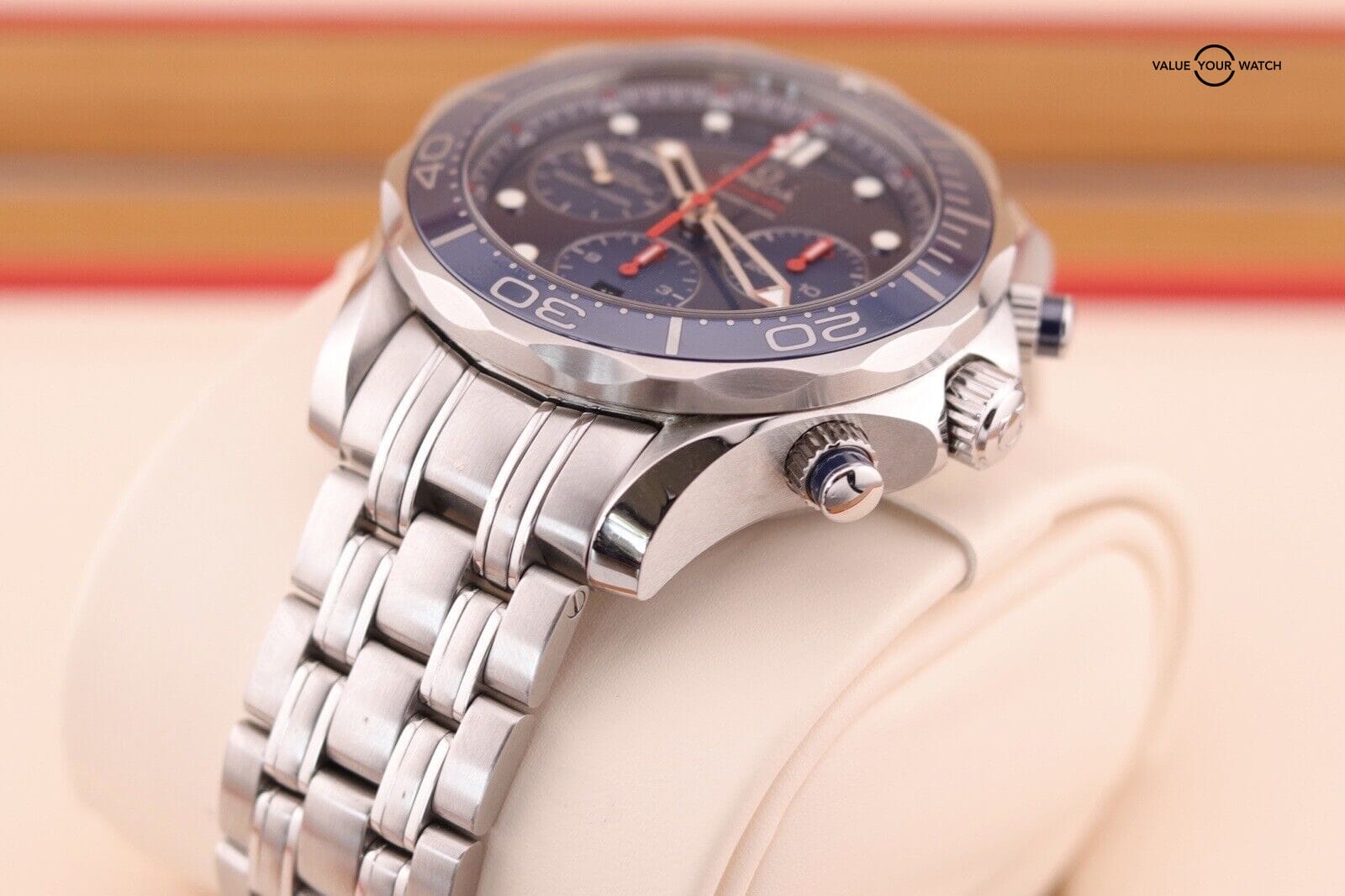 OMEGA Diver 300M Co-Axial Chronograph Blue Men's Watch - 212.30.44.50.03.001 - Image 12