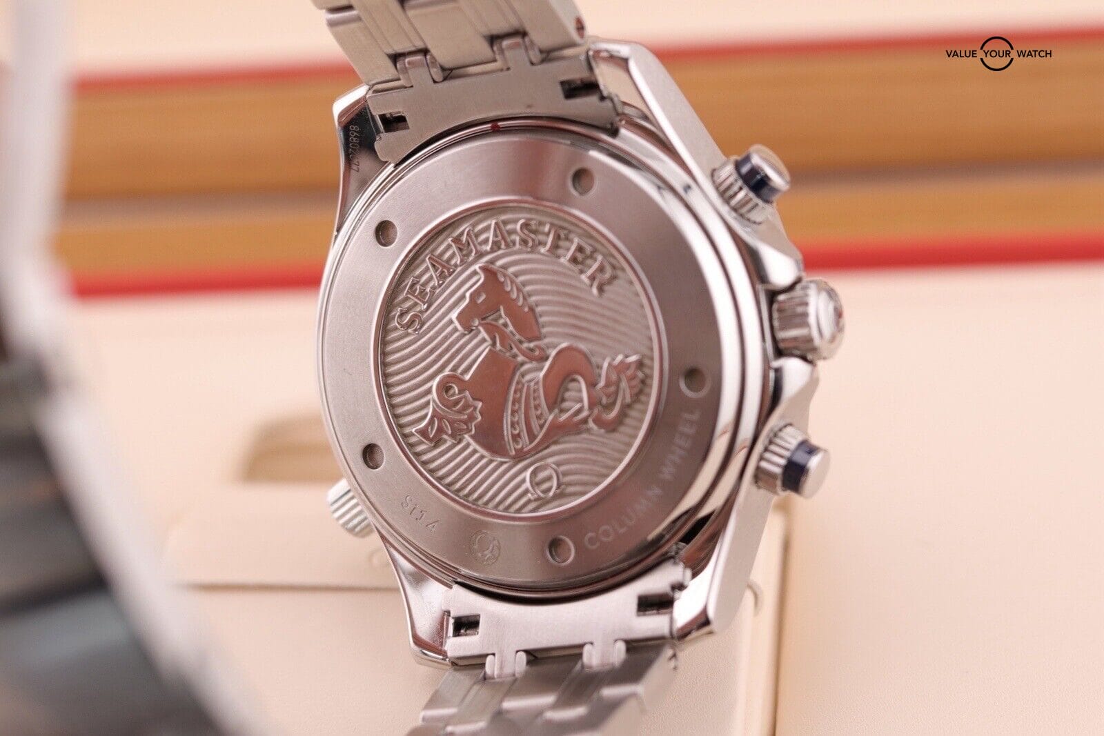 OMEGA Diver 300M Co-Axial Chronograph Blue Men's Watch - 212.30.44.50.03.001 - Image 13