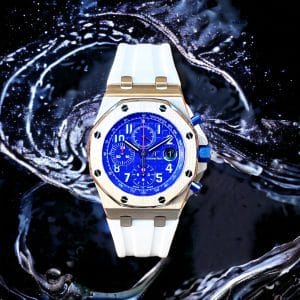 Audemars Piguet Royal Oak Offshore Indigo Blue 42mm Complete Set (26470ST)