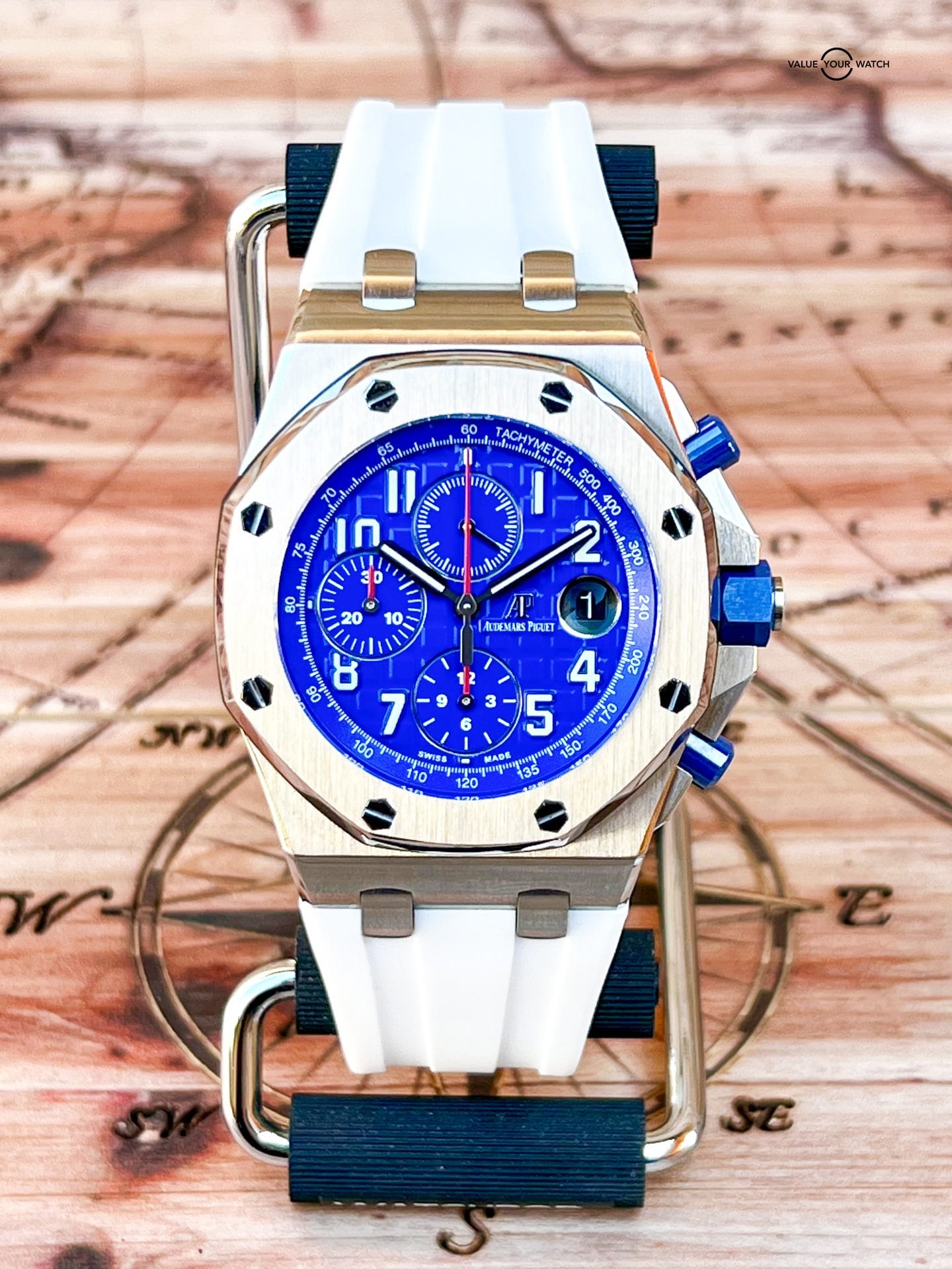 *DISCONTINUED/RARE* Audemars Piguet Royal Oak Offshore Indigo Blue 42mm Complete - Image 10