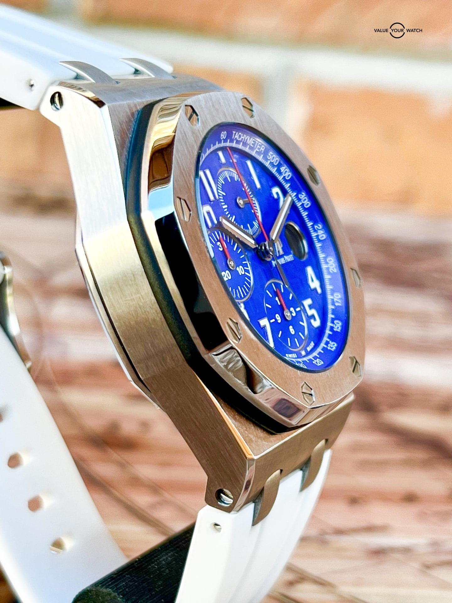 *DISCONTINUED/RARE* Audemars Piguet Royal Oak Offshore Indigo Blue 42mm Complete - Image 3