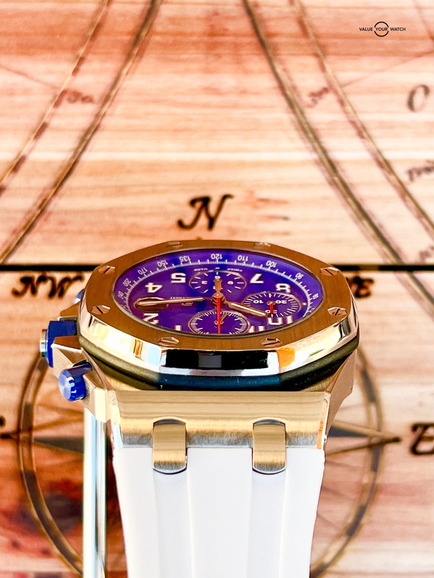 *DISCONTINUED/RARE* Audemars Piguet Royal Oak Offshore Indigo Blue 42mm Complete - Image 5