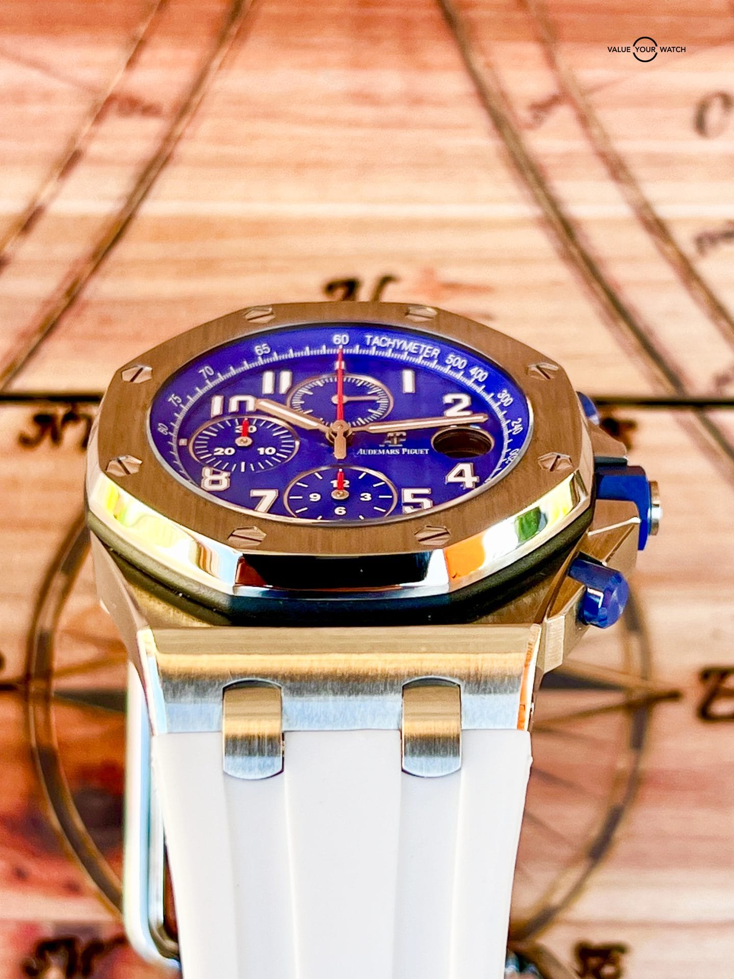 *DISCONTINUED/RARE* Audemars Piguet Royal Oak Offshore Indigo Blue 42mm Complete - Image 6