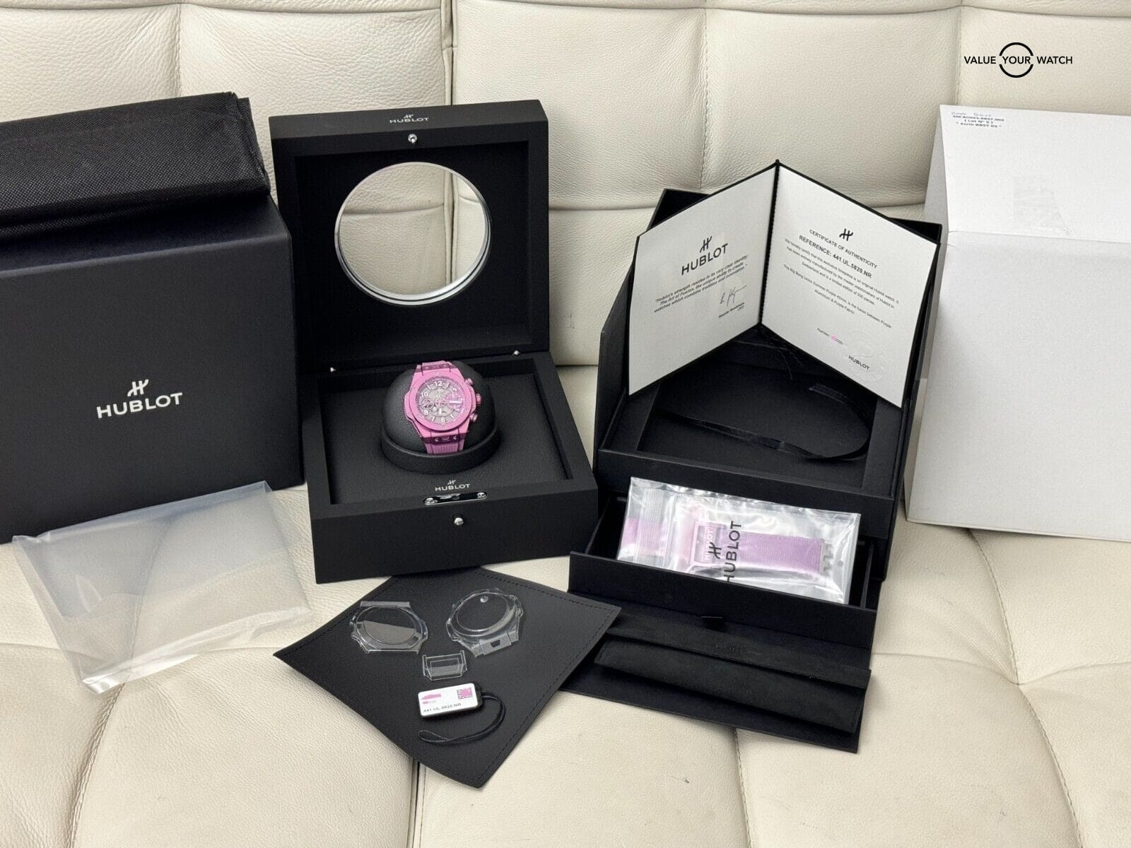 NEW Hublot Big Bang Unico Summer Purple 1 of 200 Limited 441.UL.5820.NR - Image 3