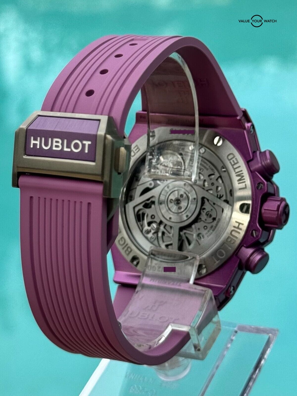 NEW Hublot Big Bang Unico Summer Purple 1 of 200 Limited 441.UL.5820.NR - Image 10