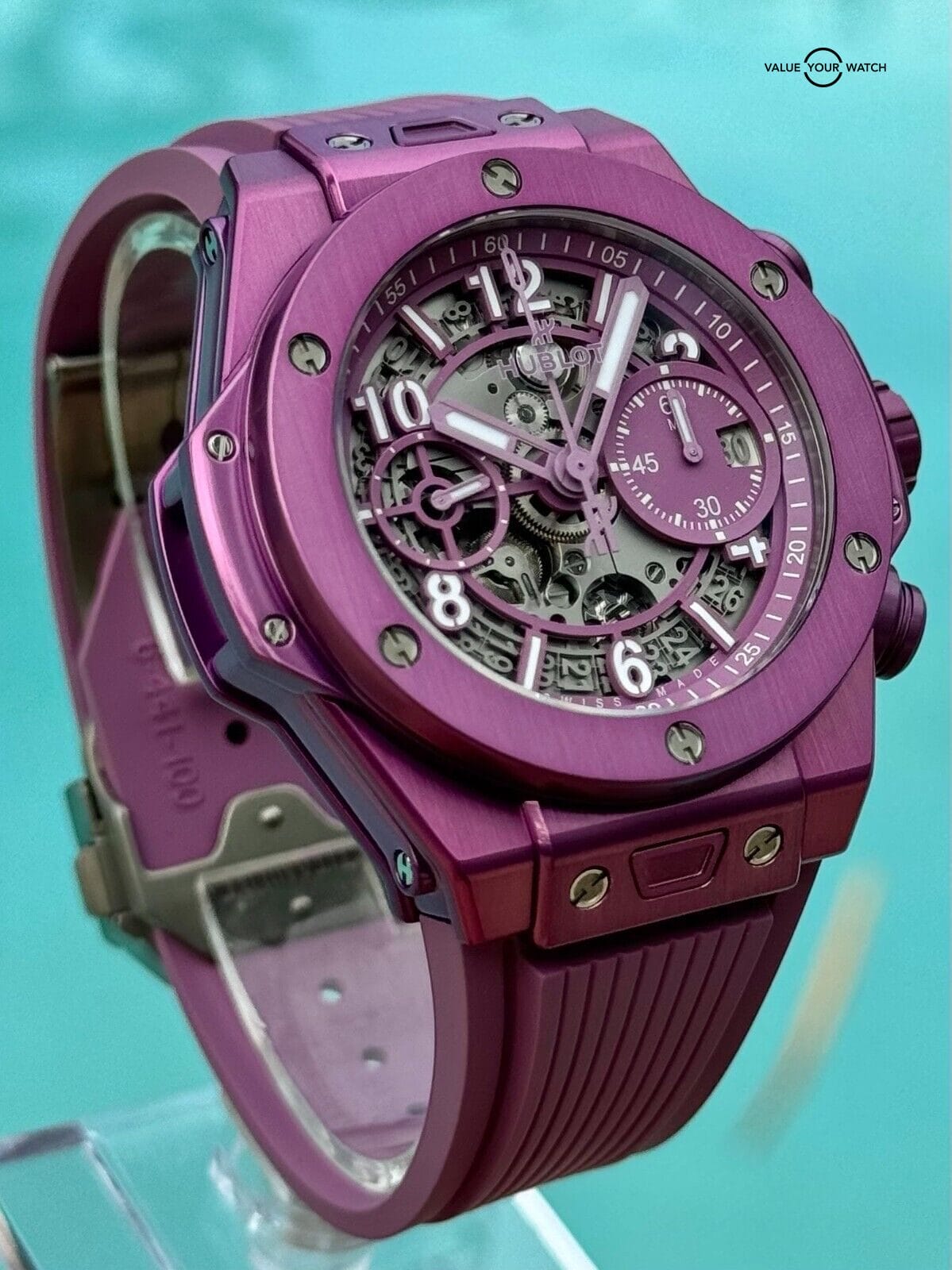 NEW Hublot Big Bang Unico Summer Purple 1 of 200 Limited 441.UL.5820.NR - Image 11