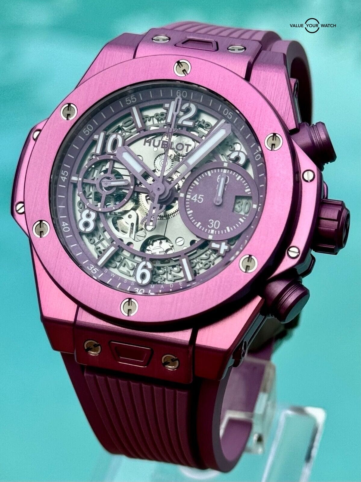 NEW Hublot Big Bang Unico Summer Purple 1 of 200 Limited 441.UL.5820.NR - Image 12