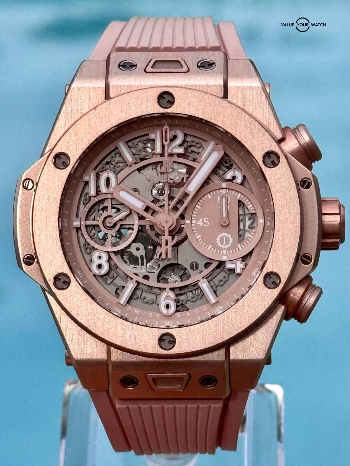 Hublot Big Bang Millennial Pink - RARE 1 of 200 Limited Collab w/ Garage Italia