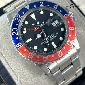 Rolex 1675 GMT Master Pepsi Bezel Stainless Steel Automatic!