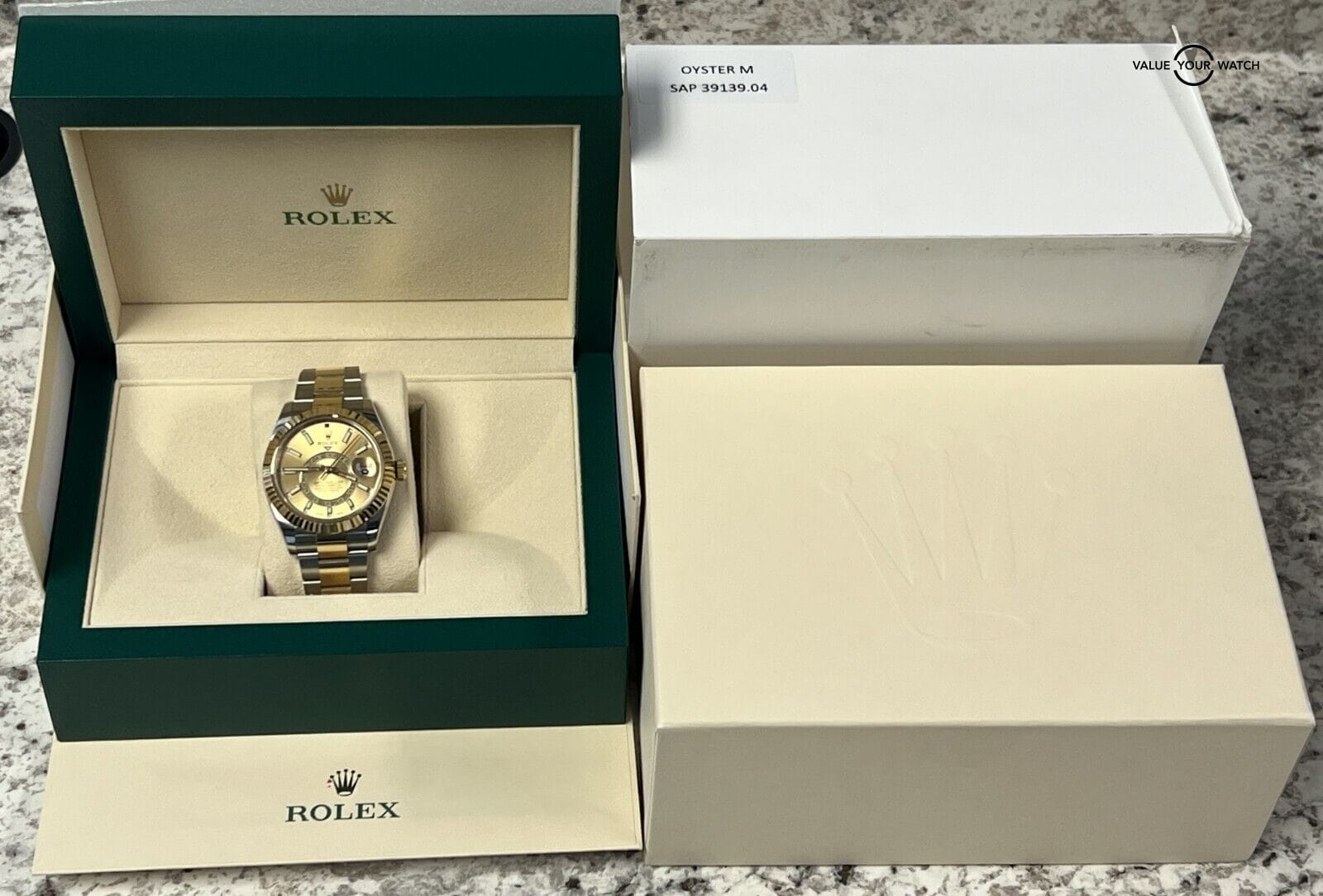 Rolex Sky-Dweller 326933 Champagne Dial 42mm 18K Yellow Gold