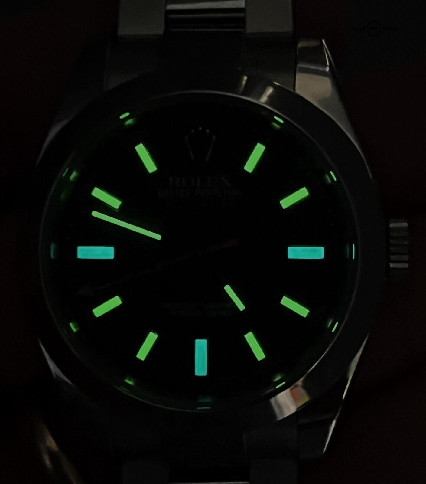 Rolex Milgauss 116400GV Black Dial Green Crystal 40mm Stainless Steel BOXES/CARD - Image 6