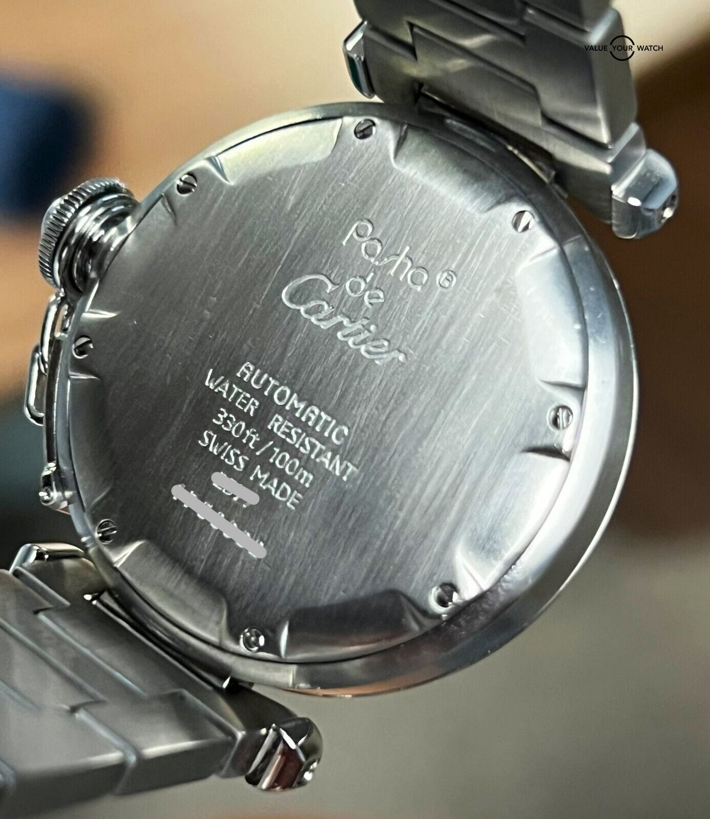 Cartier Pasha C GMT Silver Dial GMT 36mm Automatic W31029M7! - Image 7