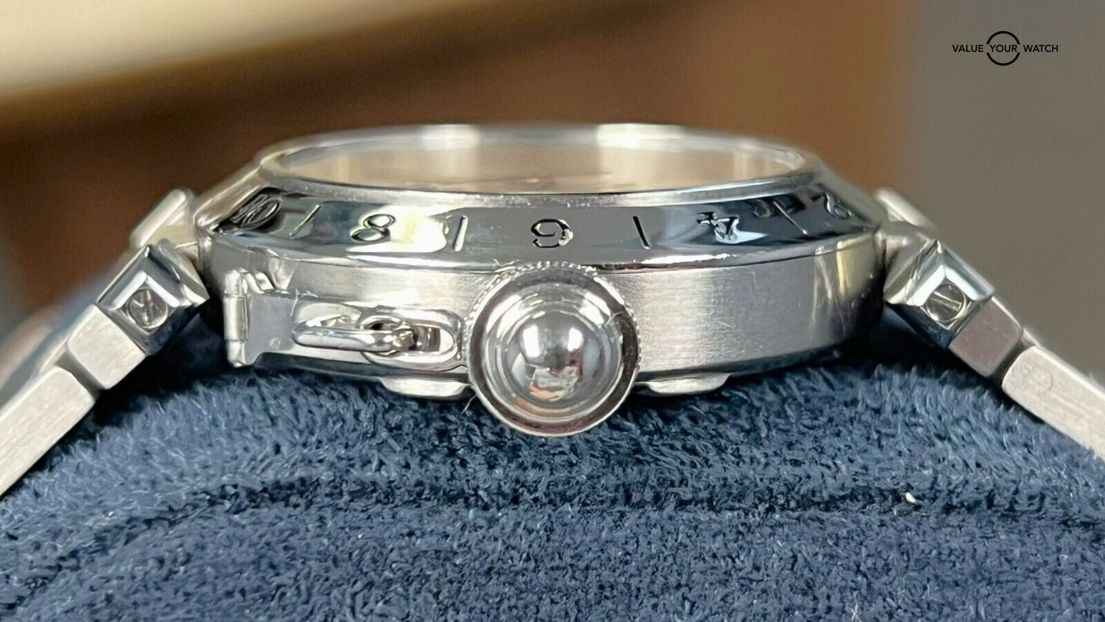 Cartier Pasha C GMT Silver Dial GMT 36mm Automatic W31029M7! - Image 10