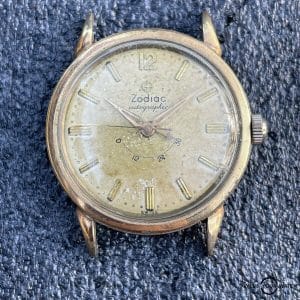 Vintage Zodiac Autographic Ref 685 Cal. 1424 Power Reserve Watch Need Service