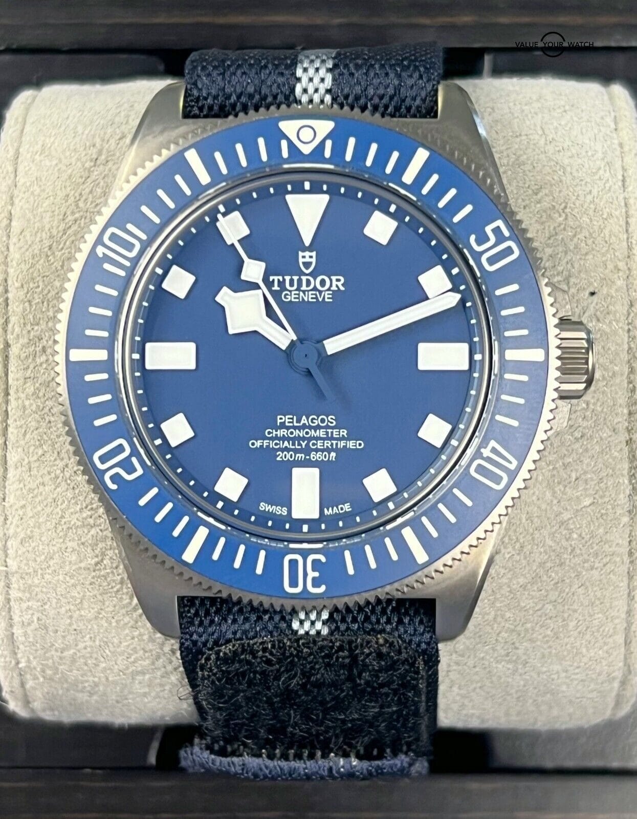 2022 Tudor Pelagos FXD Marine Nationale 42mm Blue Dial BOXES/PAPERS! - Image 11