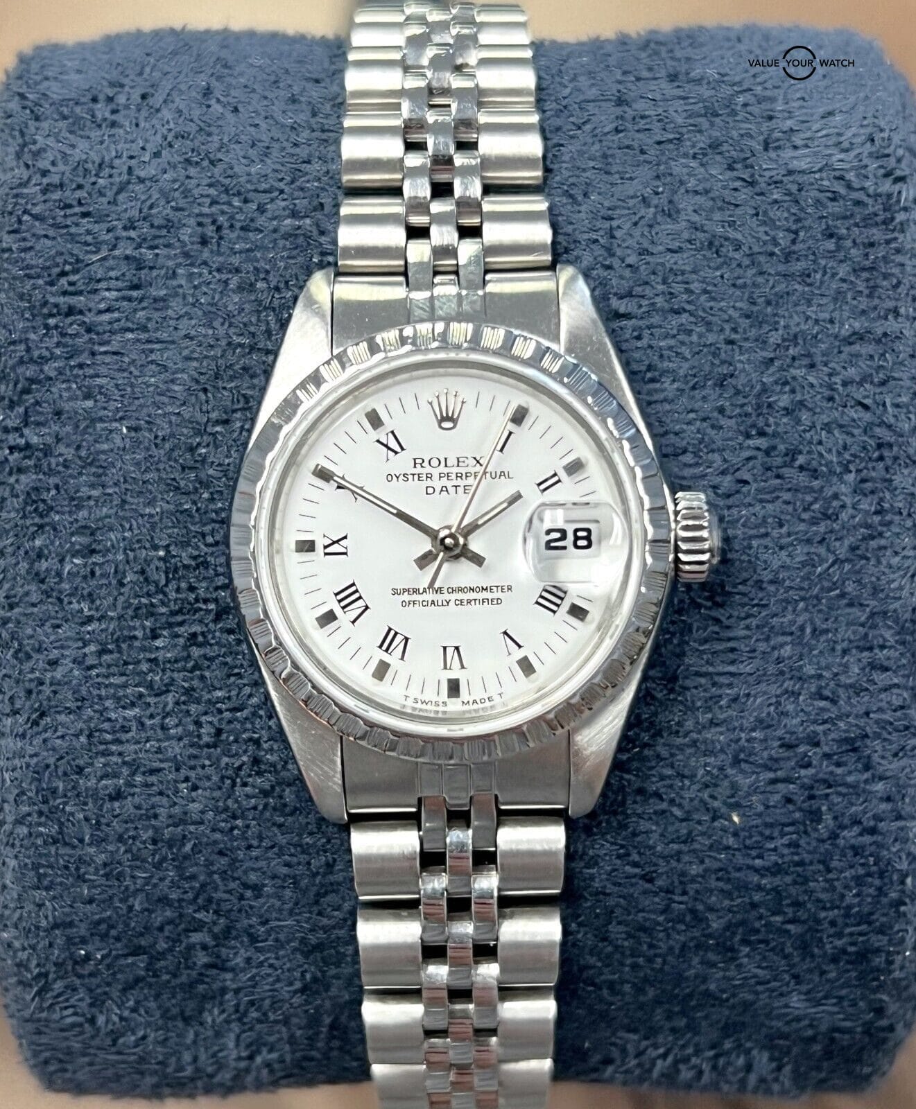 Rolex Date Ladies 69240 Jubilee Stainless Steel White Dial 26mm! - Image 15