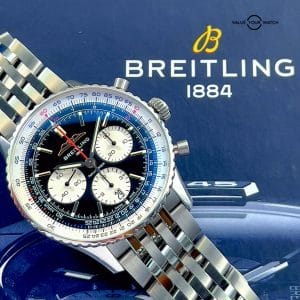 Breitling Navitimer B01 Chronograph 43mm Black / AB0138 / 2022 Full Set
