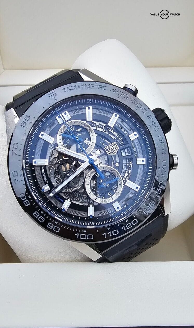 TAG Heuer Carrera Calibre 01 Chronograph Skeleton-CAR2A1T-0 - Image 4