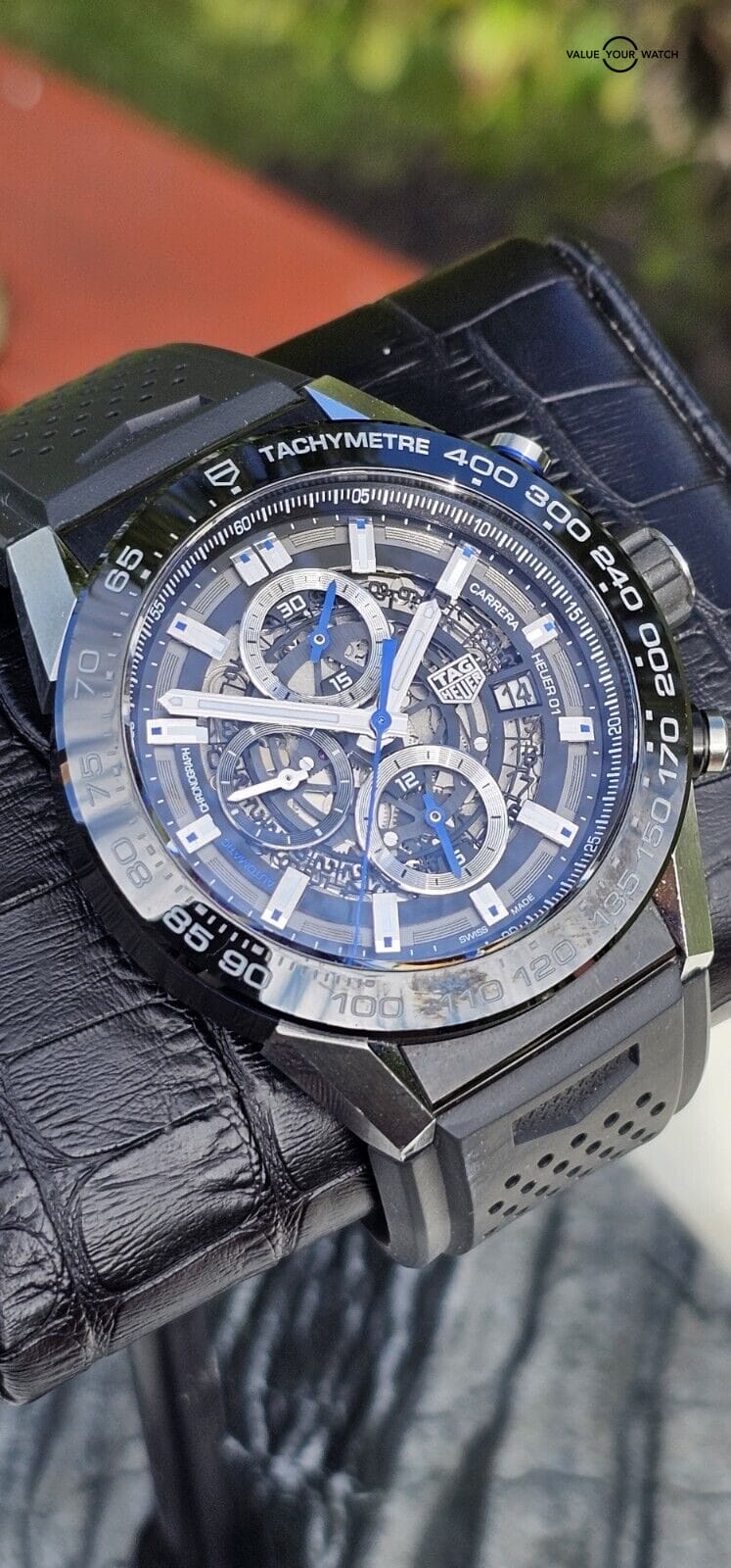TAG Heuer Carrera Calibre 01 Chronograph Skeleton-CAR2A1T-0 - Image 5