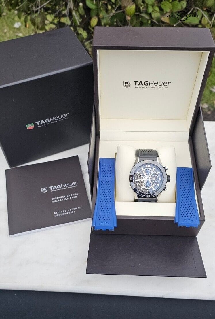 TAG Heuer Carrera Calibre 01 Chronograph Skeleton-CAR2A1T-0 - Image 6