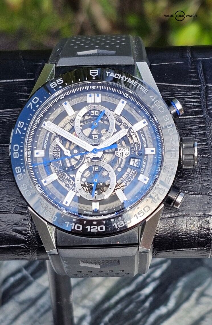 TAG Heuer Carrera Calibre 01 Chronograph Skeleton-CAR2A1T-0 - Image 7