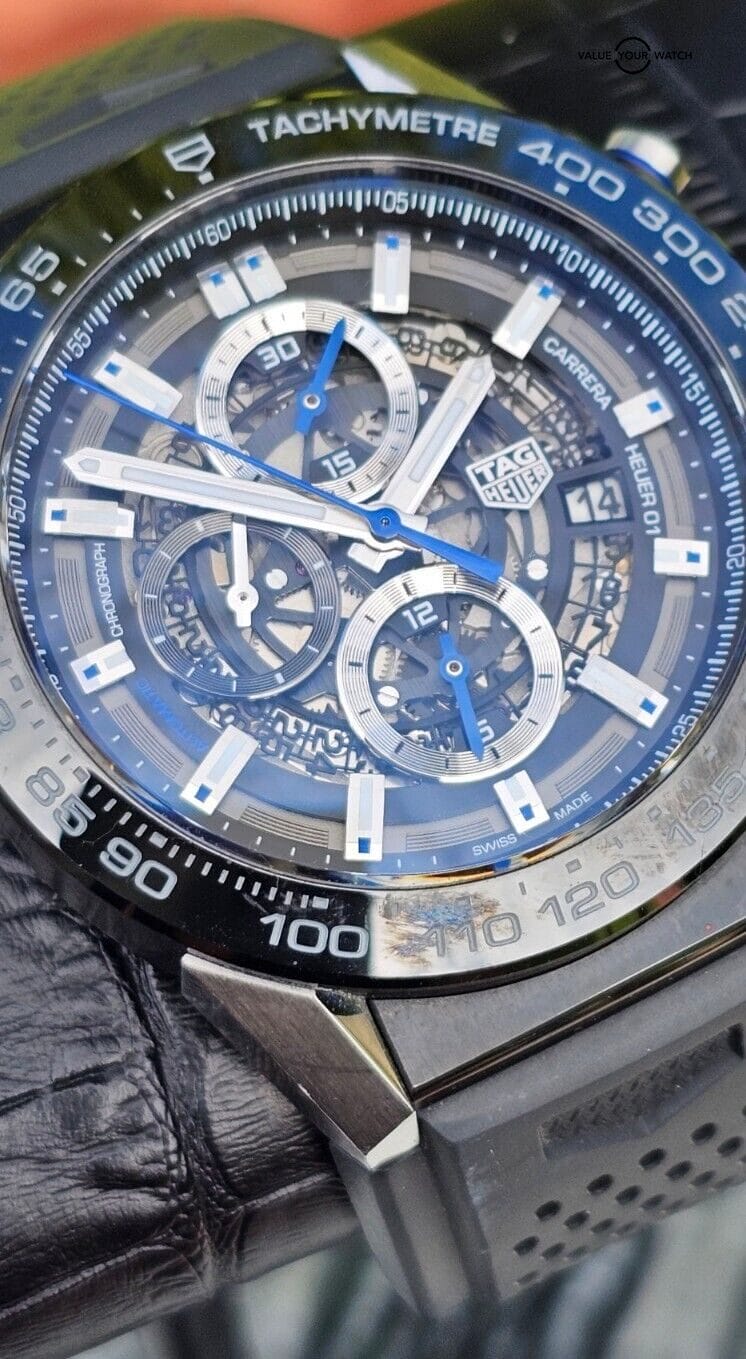 TAG Heuer Carrera Calibre 01 Chronograph Skeleton-CAR2A1T-0 - Image 8