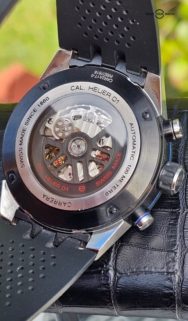 TAG Heuer Carrera Calibre 01 Chronograph Skeleton-CAR2A1T-0 - Image 13