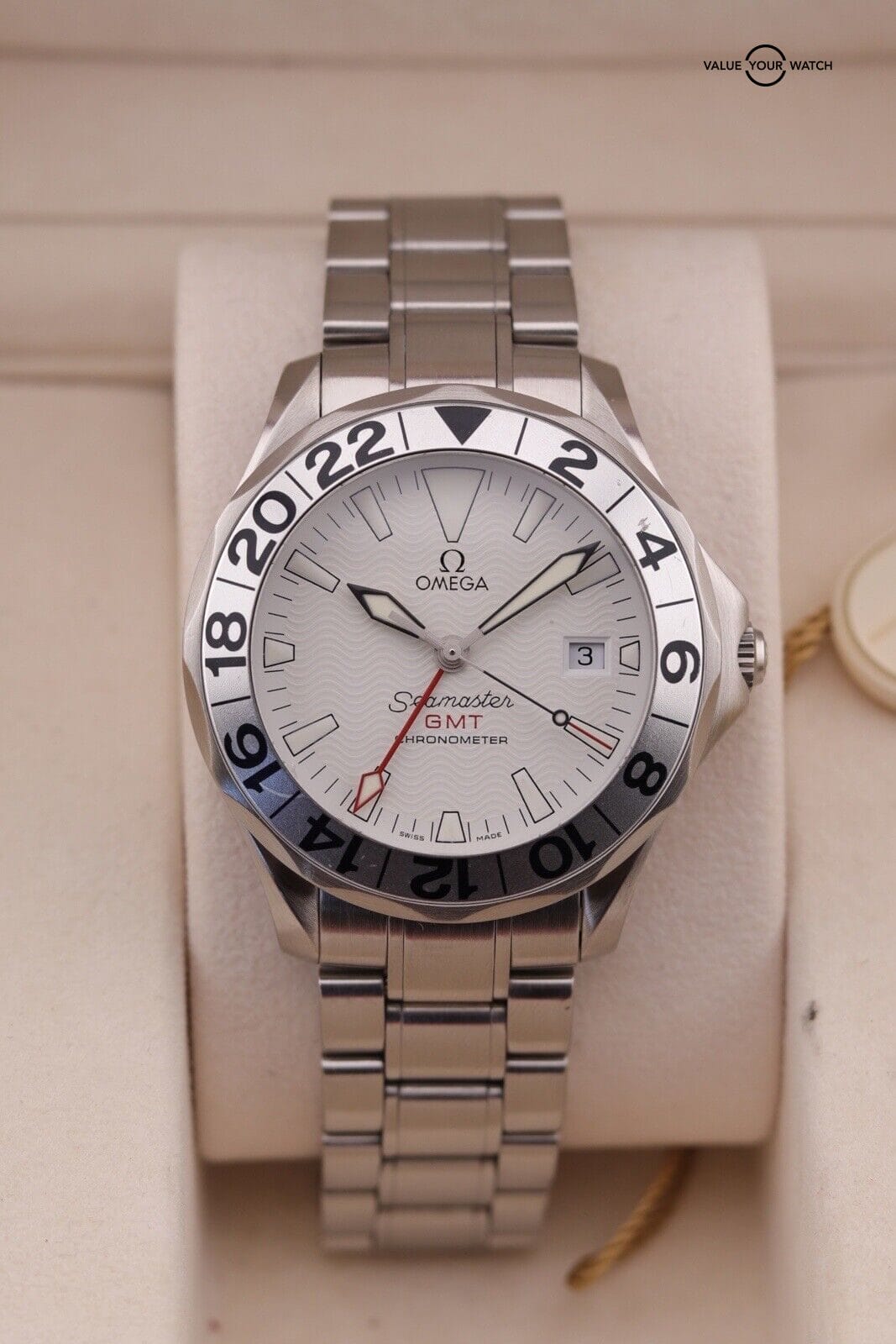 OMEGA Seamaster 300m Great White Watch - 2538.20 Complete Set