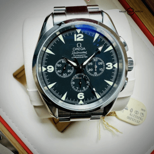 Omega Seamaster Railmaster 2yr warranty Seamaster 42mm box and papers Railmaster