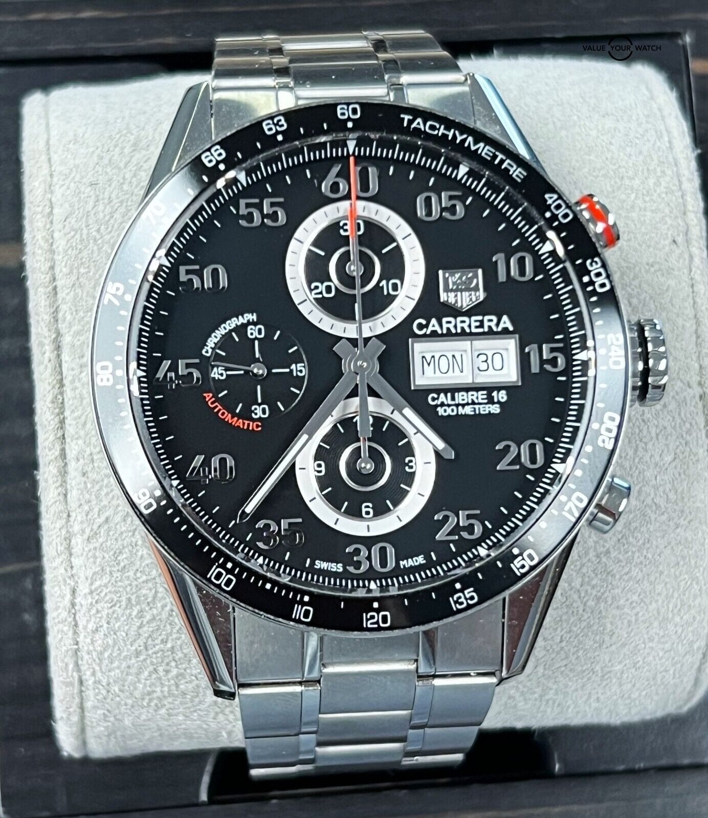 Tag Heuer Carrera Calibre 16 CV2A10.BA0796 BOXES/PAPERS! | Value