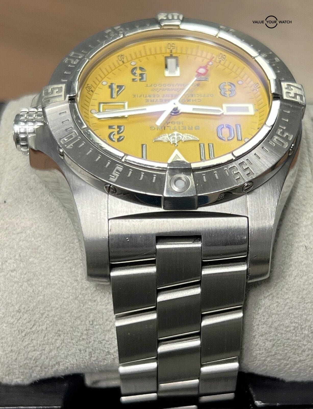 Breitling Avenger Seawolf A17330 Yellow Dial 3000M BOXES/PAPERS! - Image 7